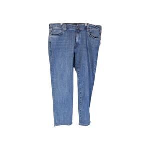 34 Heritage Size 42 X 30 Wide Legged Men's Blue Denim Jeans